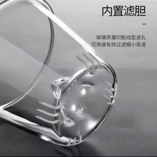 Exquisite Glass Tea Cup With Filter