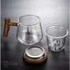 Exquisite Glass Tea Cup With Filter