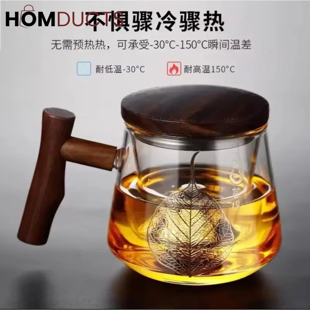 Exquisite Glass Tea Cup With Filter