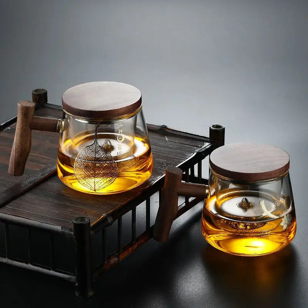 Exquisite Glass Tea Cup With Filter