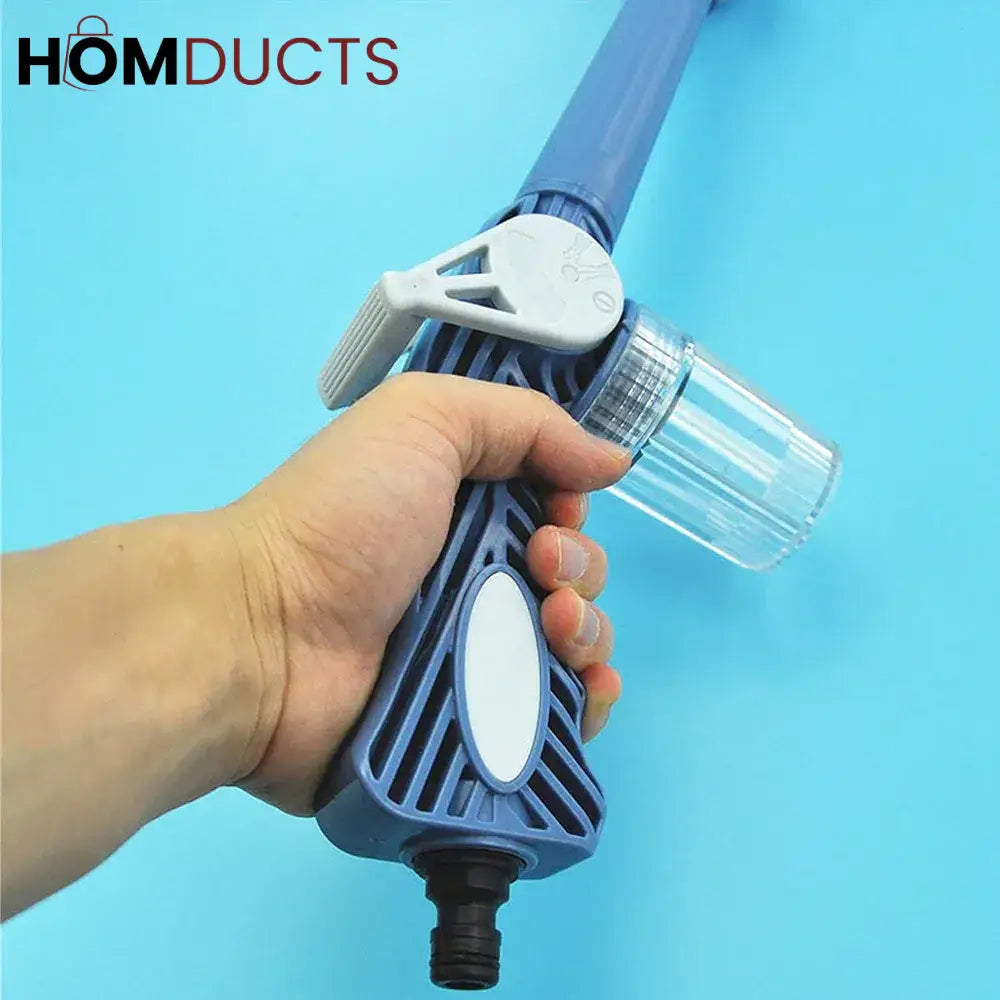 EZ Jet Water Cannon 8-in-1 Turbo Spray Gun with Built-in Soap Dispenser for Car Wash, Gardening & Home Cleaning