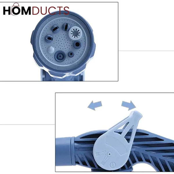 EZ Jet Water Cannon 8-in-1 Turbo Spray Gun with Built-in Soap Dispenser for Car Wash, Gardening & Home Cleaning