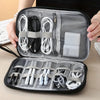 Portable Electronics & Cable Organizer Bag with Zipper – Travel Gadget Storage Case