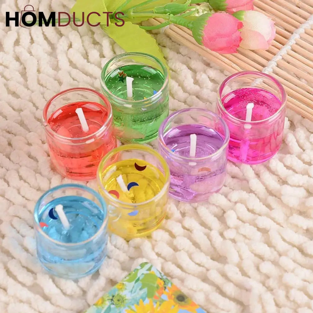 Fancy Candles For Decoration (6Pcs)