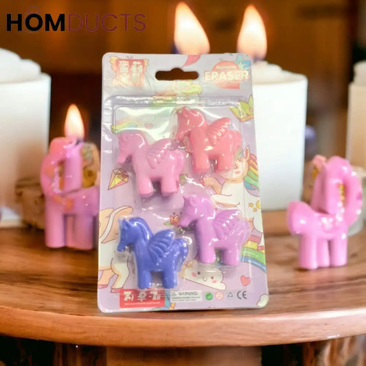 Fancy Unicorn Style Erasers