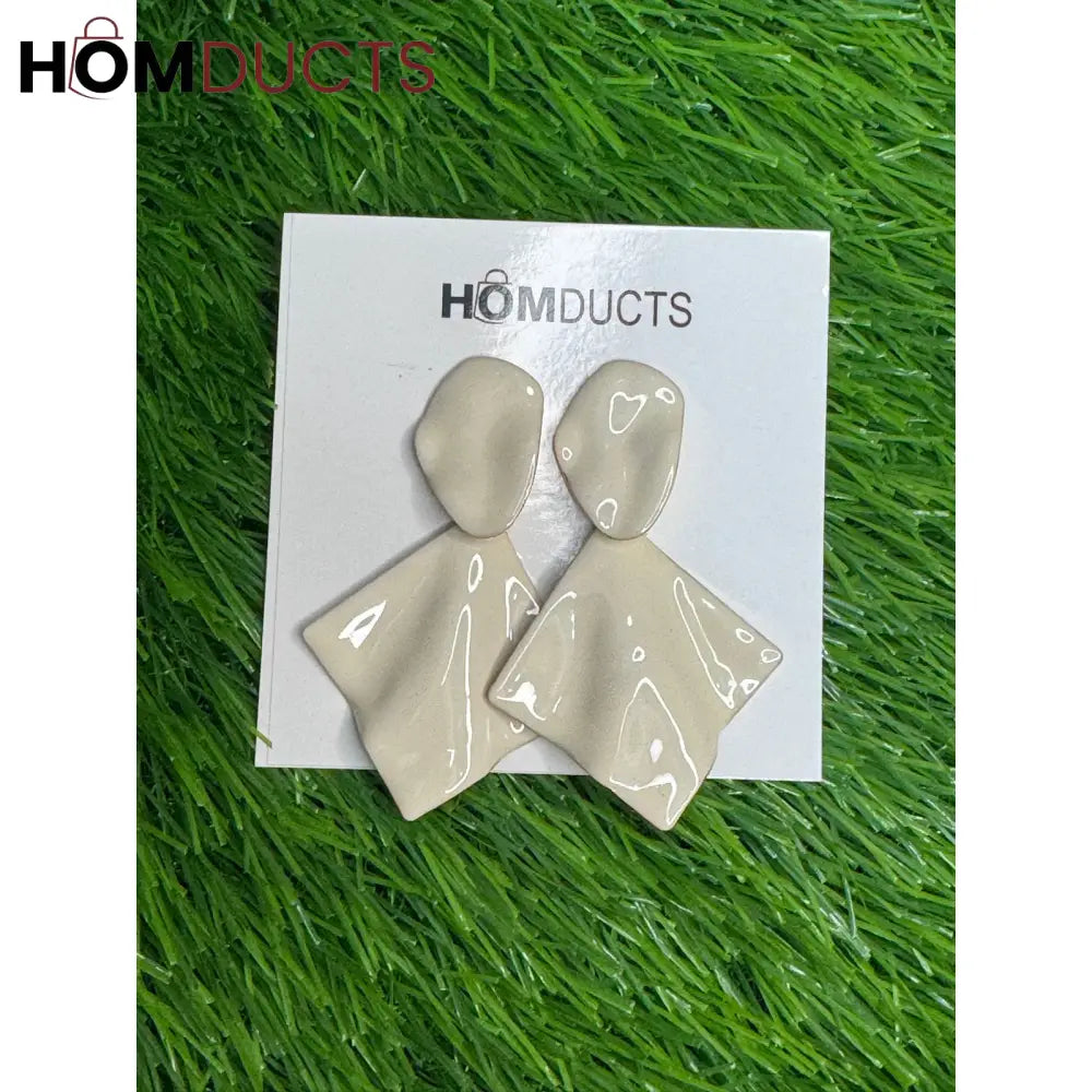 Fashion Drop Earing White