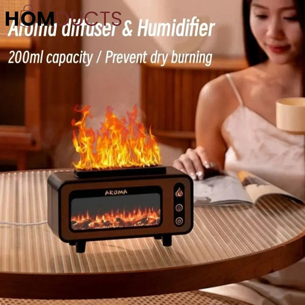 Fireplace Flame Air Humidifier