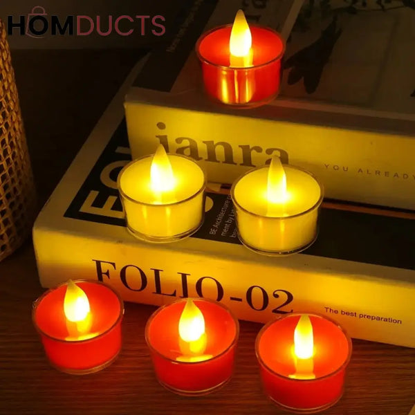 Flameless Colourful Led Candle Lights