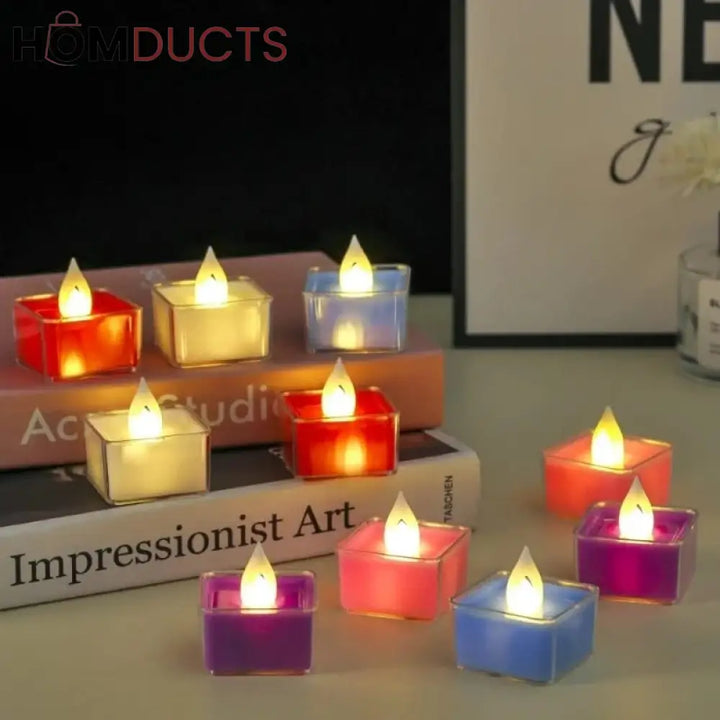 Flameless Colourful Led Candle Lights