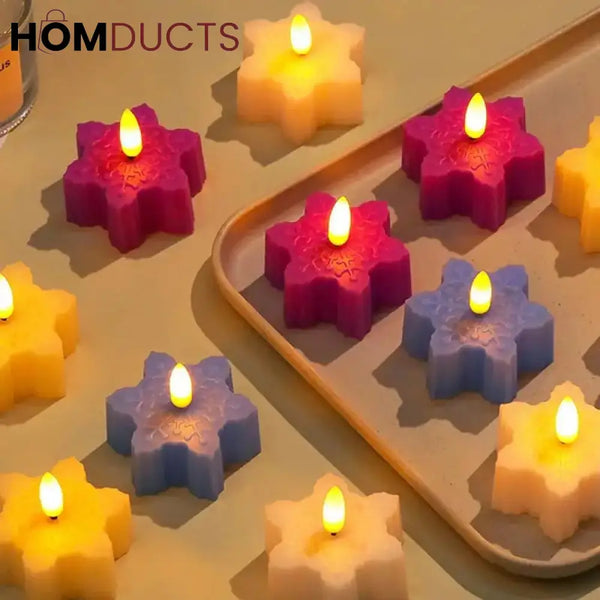 Flameless Colourful Led Candle Lights Style 1