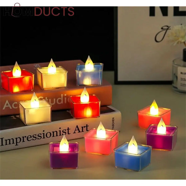 Flameless Colourful Led Candle Lights Style 2