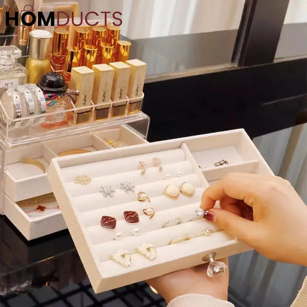 Flannel Jewellery & Cosmetic Storage Organizer J C