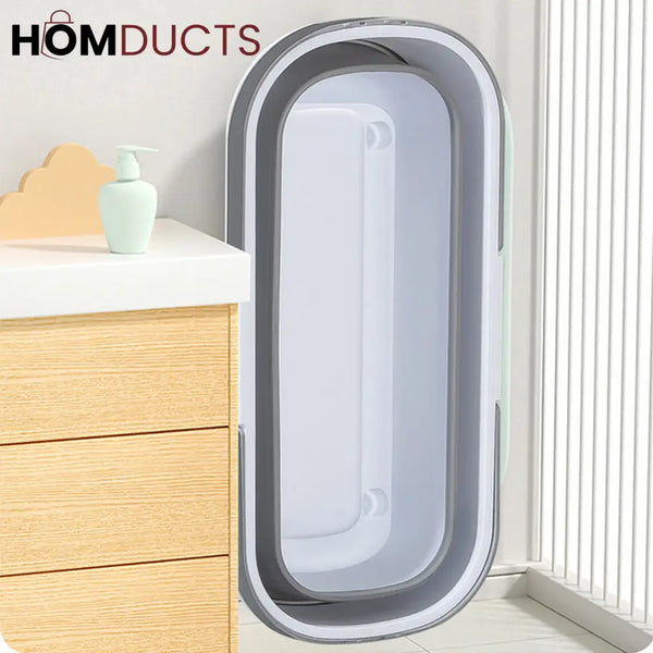 Flat Sqeeze Mop With Foldable Bucket