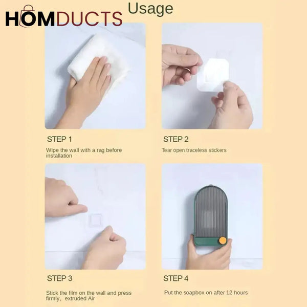 Flip Top Drain Soap Dish