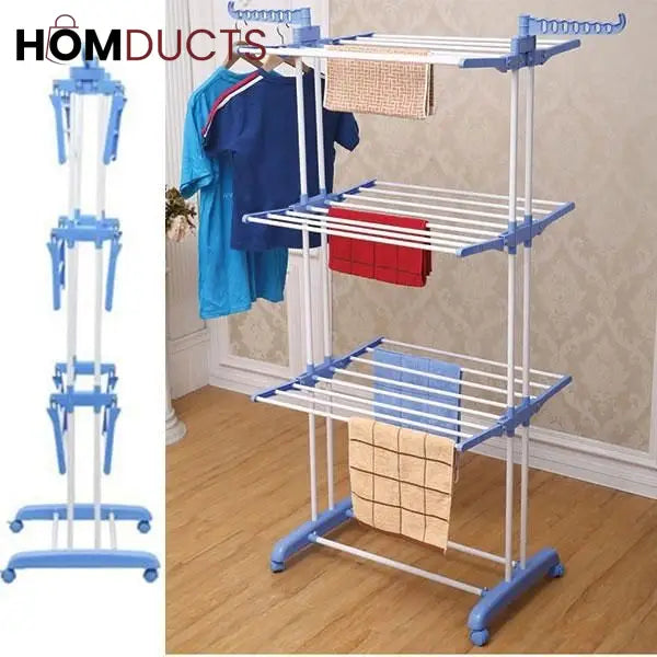 Floor Standing Cloth Drying Rack (Premium Quality)