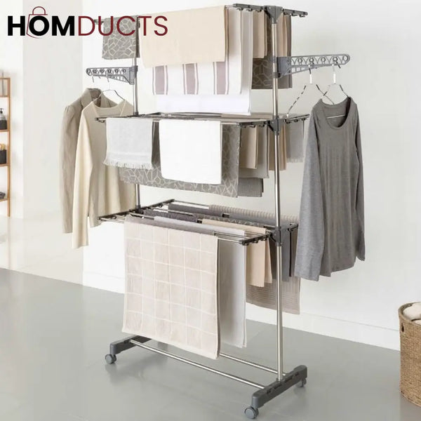 Floor Standing Cloth Drying Rack (Premium Quality)