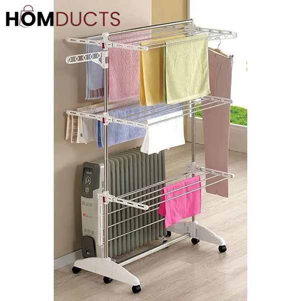 Floor Standing Cloth Drying Rack (Premium Quality)