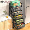 Floor Standing Multifunctional Trolly With Drawer 5Layer