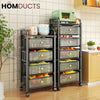 Floor Standing Multifunctional Trolly With Drawer