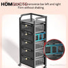 Floor Standing Multifunctional Trolly With Drawer