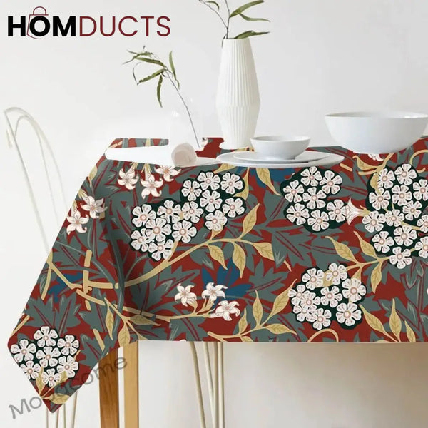 Floral Waterproof Table Cloth