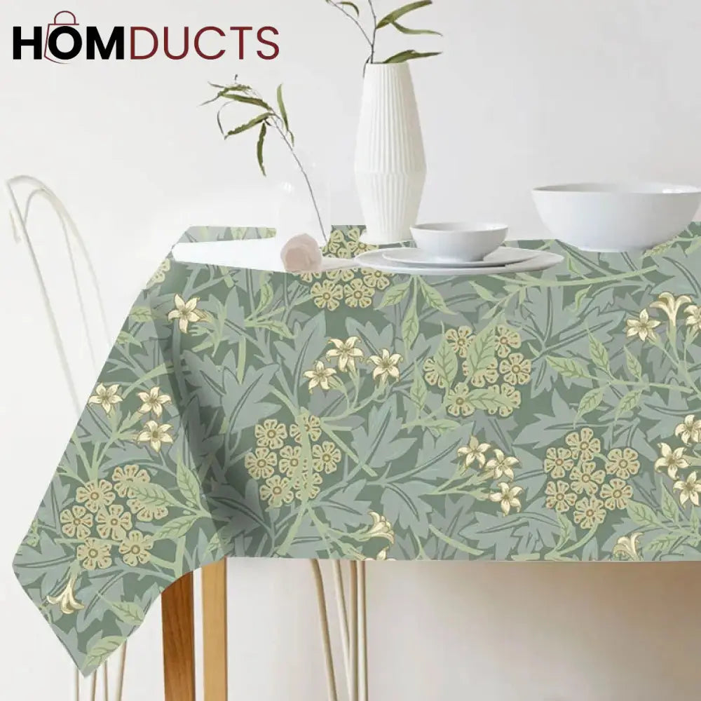 Floral Waterproof Table Cloth