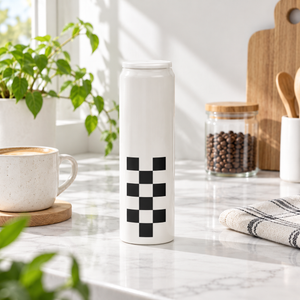 Monochrome printed insulated tumbler