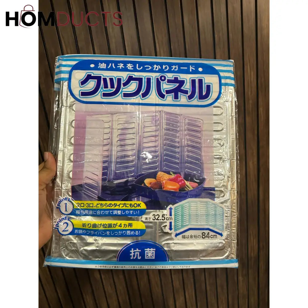 Foldable Aluminum Stove Splatter Guard – Oil Splash Shield for Cooking Frying & Kitchen Heat Insulation