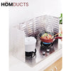Foldable Aluminum Stove Splatter Guard – Oil Splash Shield for Cooking Frying & Kitchen Heat Insulation