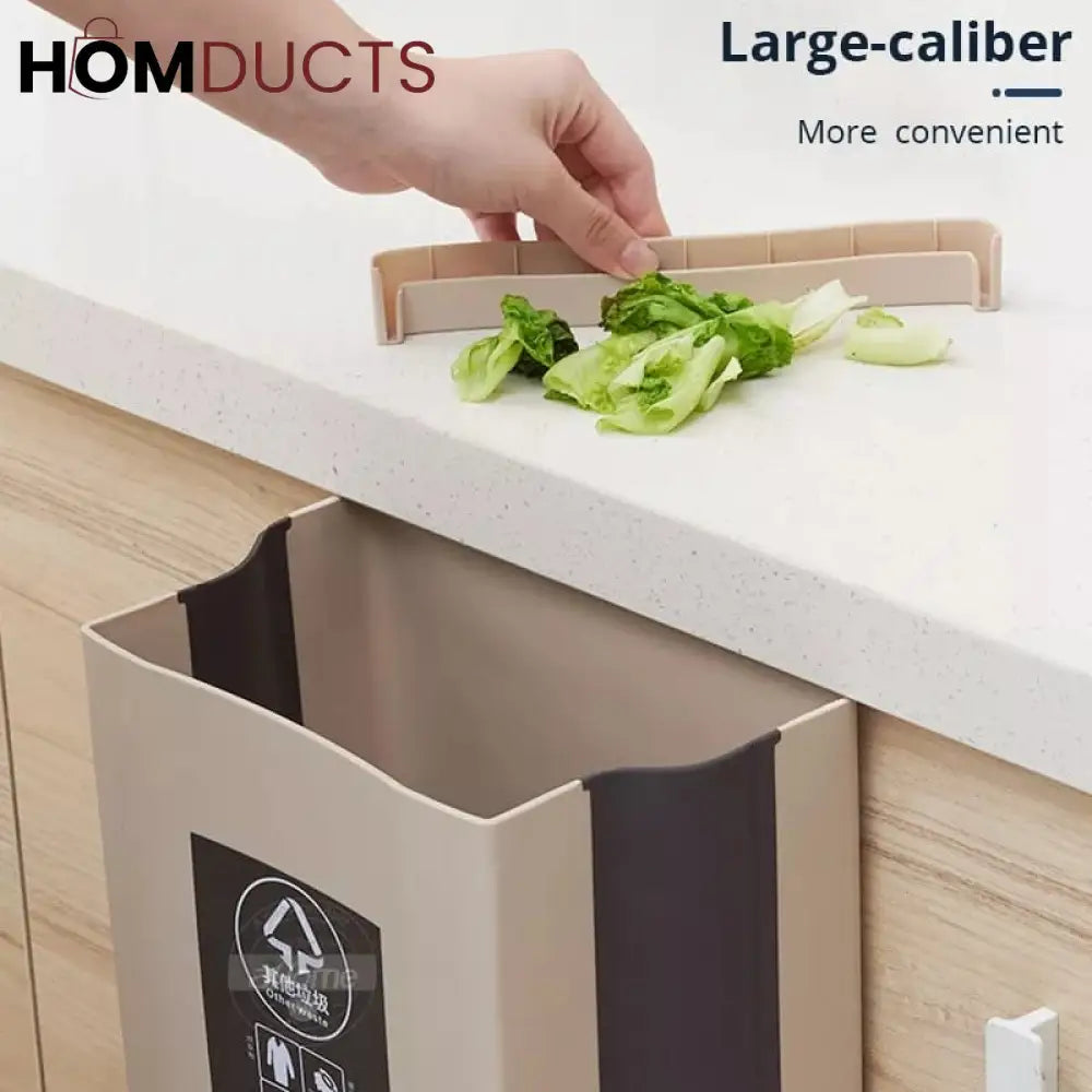 Foldable Cabinet Hanging Trashbin