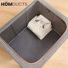 Foldable Clothes Storage Bag With Metal Frame