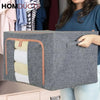 Foldable Clothes Storage Bag With Metal Frame