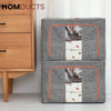 Foldable Clothes Storage Bag With Metal Frame