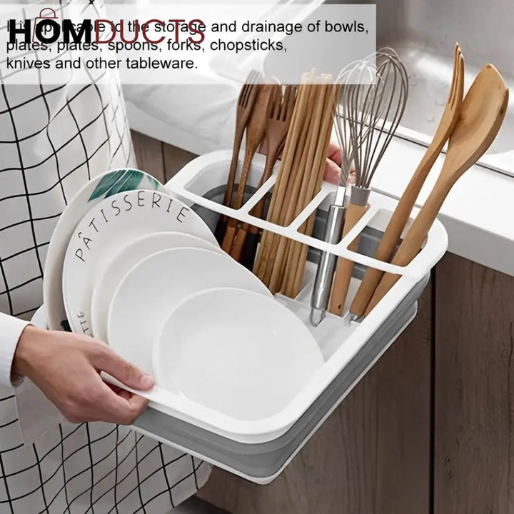 Foldable Dish Drain Rack
