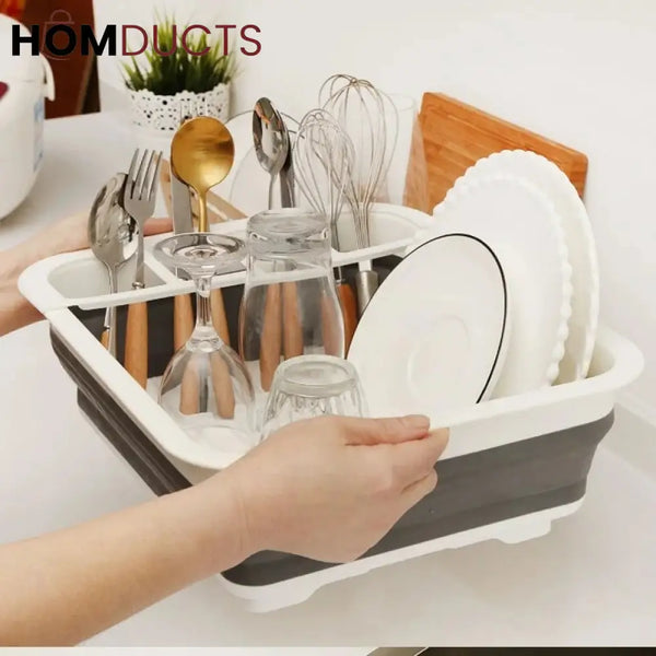 Foldable Dish Drain Rack