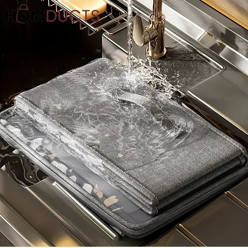 Foldable Fabric Storage Boxes with Zipper and Handles – Stackable Closet Organizer Bins for Clothes Bedding & Household