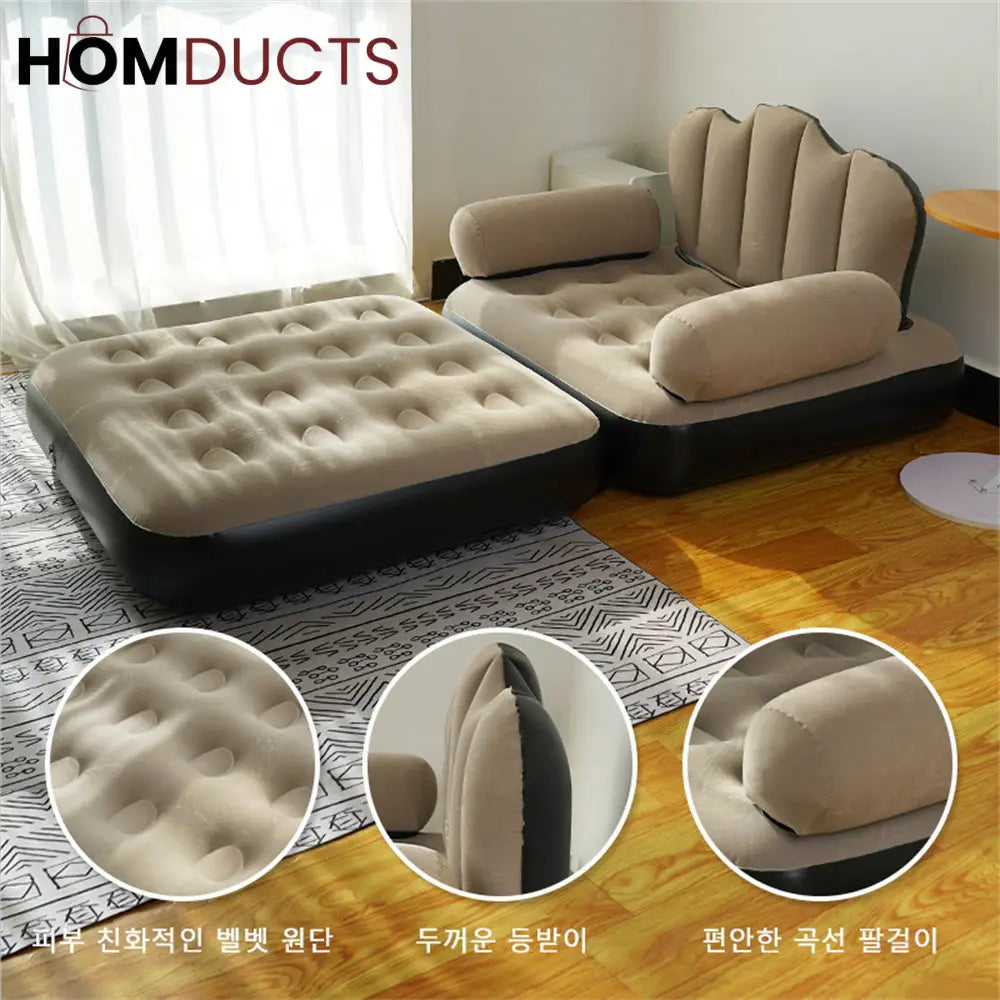 Foldable Inflatable Sofa Bed