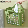 Foldable Laundry Basket – Ventilated Clothes Hamper with Handles for Space-Saving Storage