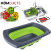 Foldable Square Silicon Basket Over The Sink