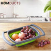 Foldable Square Silicon Basket Over The Sink