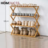 Foldable Wooden Shoe Rack
