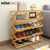 Foldable Wooden Shoe Rack