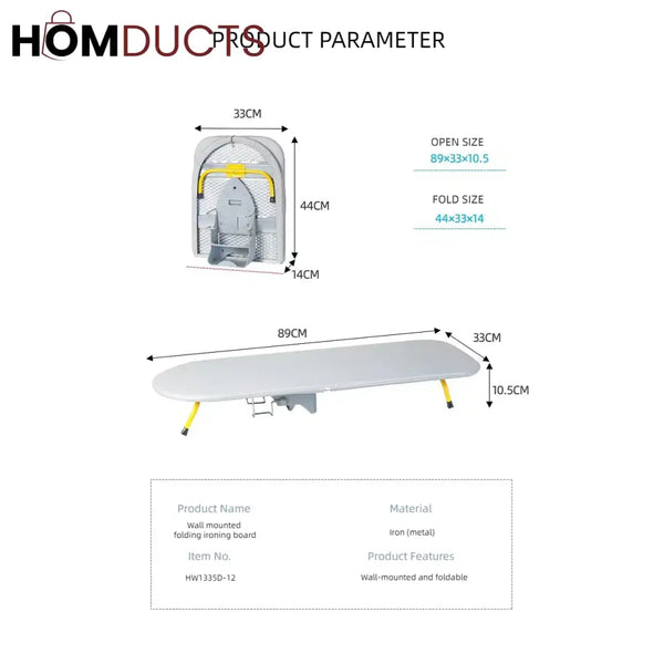 Folding Desktop Iron Board (Premium Quality)
