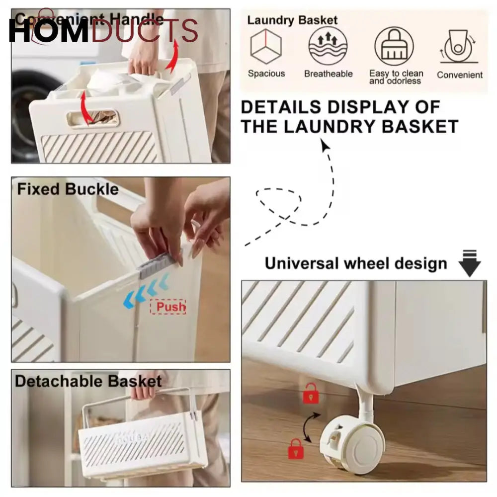 Folding Dirty Clothes Storage Basket