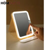 Folding Mirror With Led Light