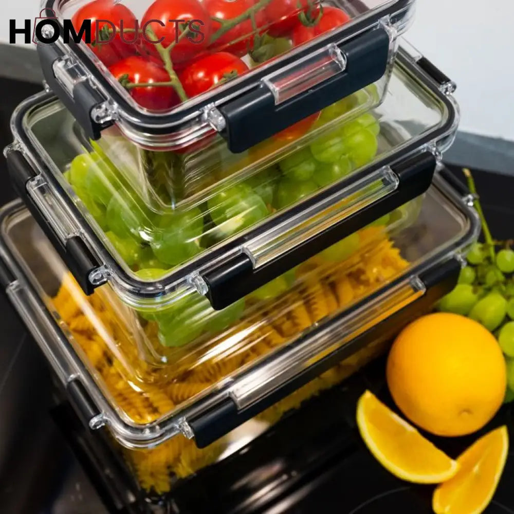 Food Grade Acrylic Preservation Box (3pcs)