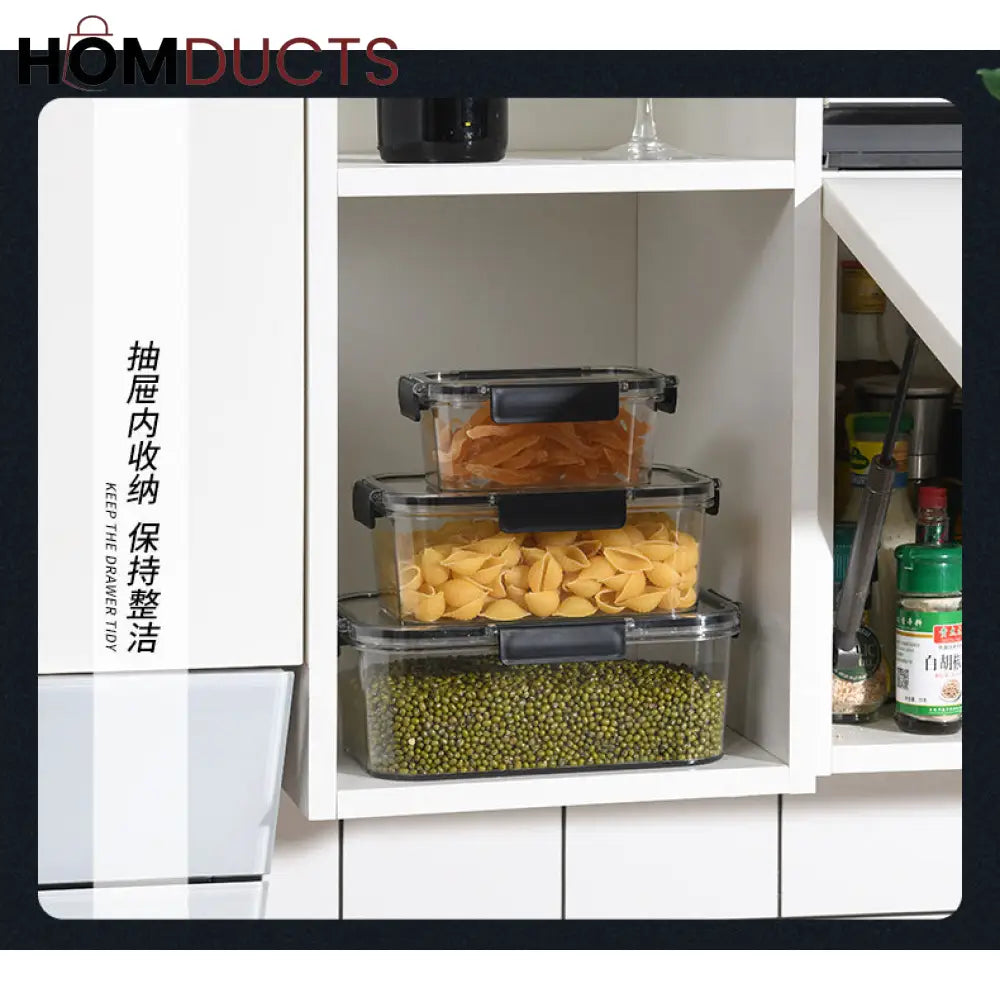 Food Grade Acrylic Preservation Box (3pcs)