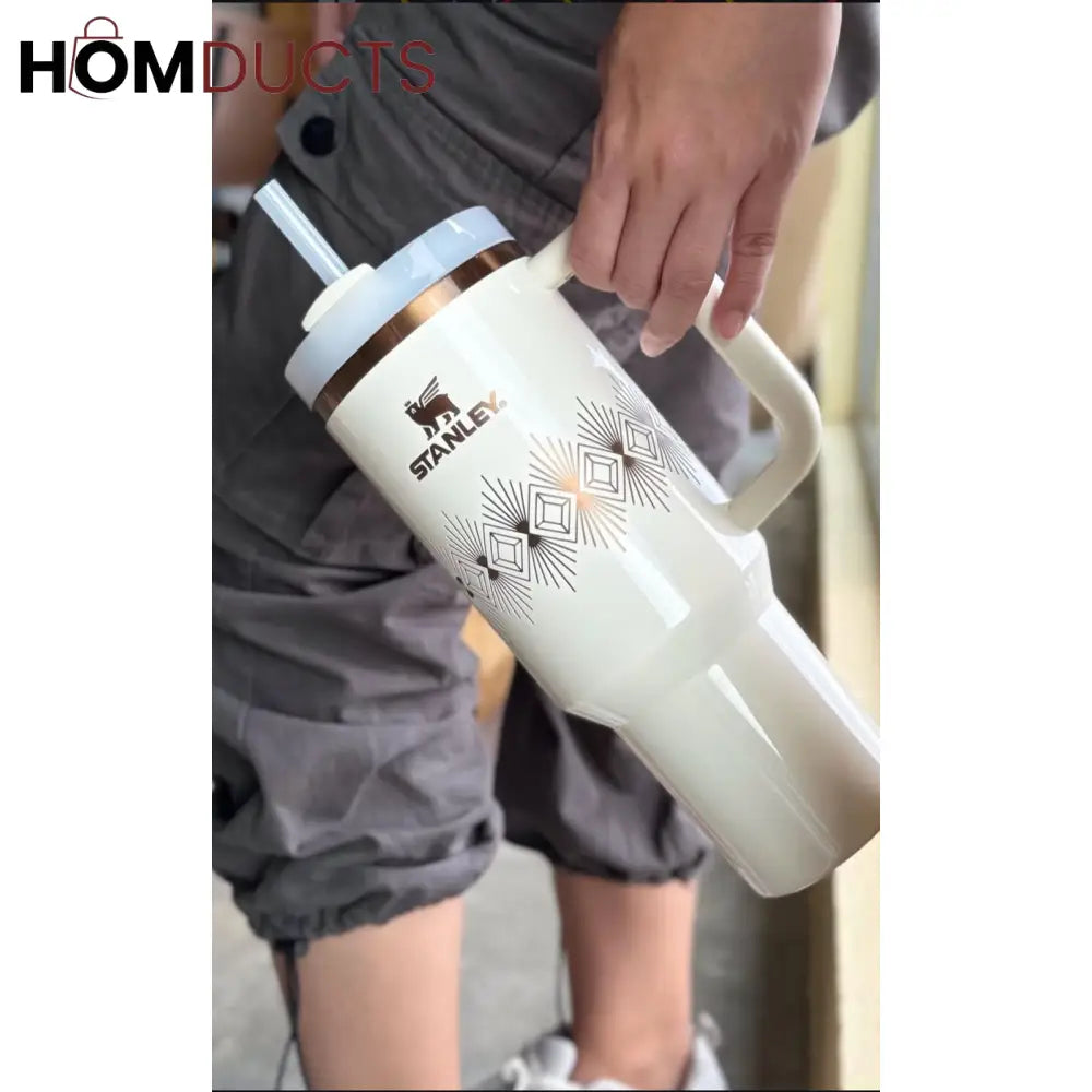 Forest Gloss Tumbler 40oz | Stanley Quencher H2.0 Dupe