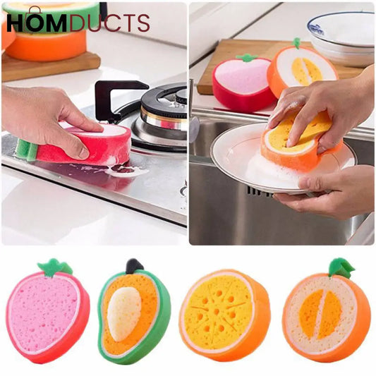 Fruit Shape Cleaning Sponge