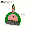 Fruit Style Mini Dustpan & Brush Set – Watermelon Lemon & Kiwi Design